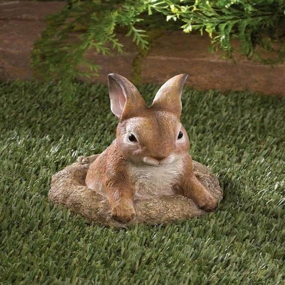 Summerfield Terrace 6.25” Curious Bunny Garden Statue