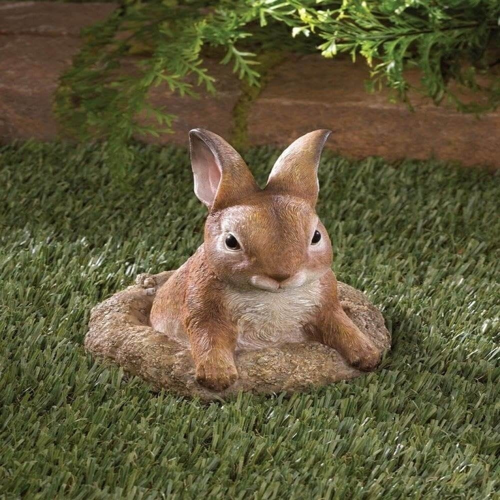 Summerfield Terrace 6.25” Curious Bunny Garden Statue