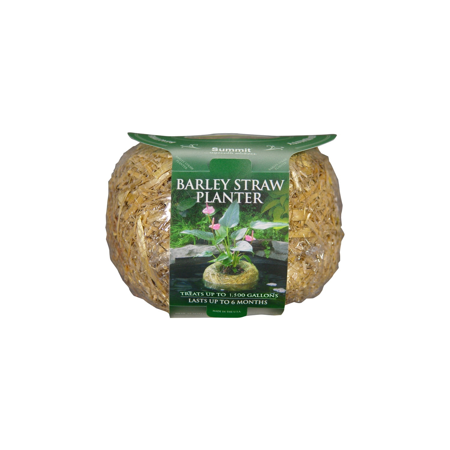 Summit 1139 Clear-Water Barley Straw Planter, Treats up to 1500-Gallons