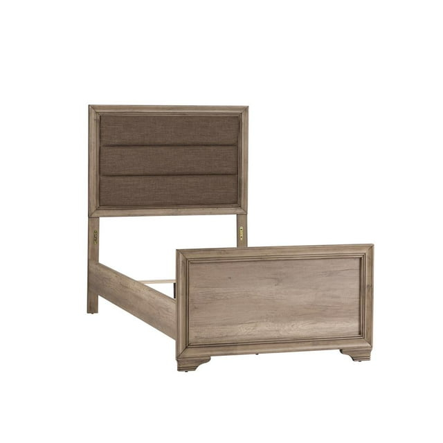 Sun Valley Light Brown Full Upholstered Bed