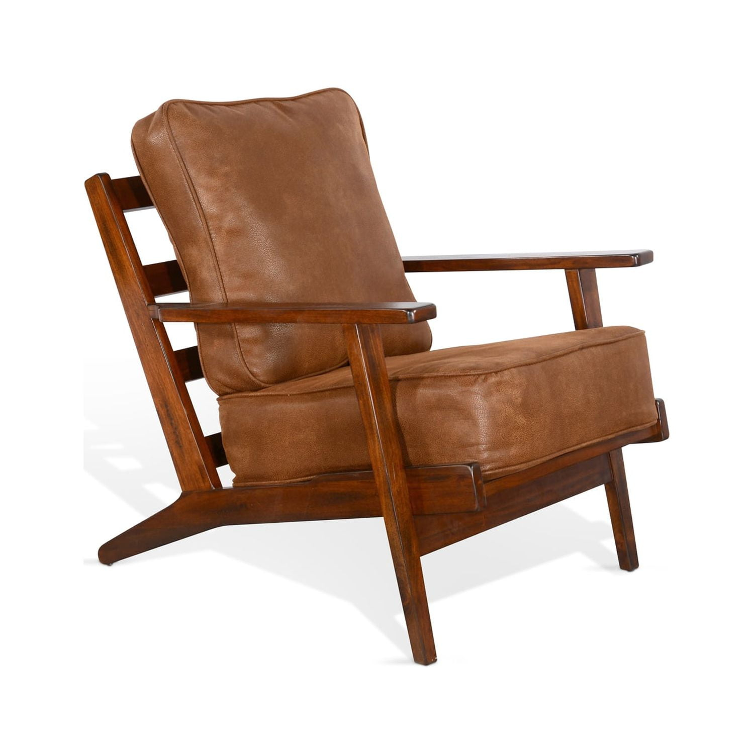 Sunny Designs Santa Fe Mahogany Accent Chair with Cushions in Dark Chocolate