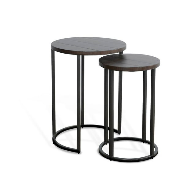 Sunny Designs Round Nesting Side Table Set