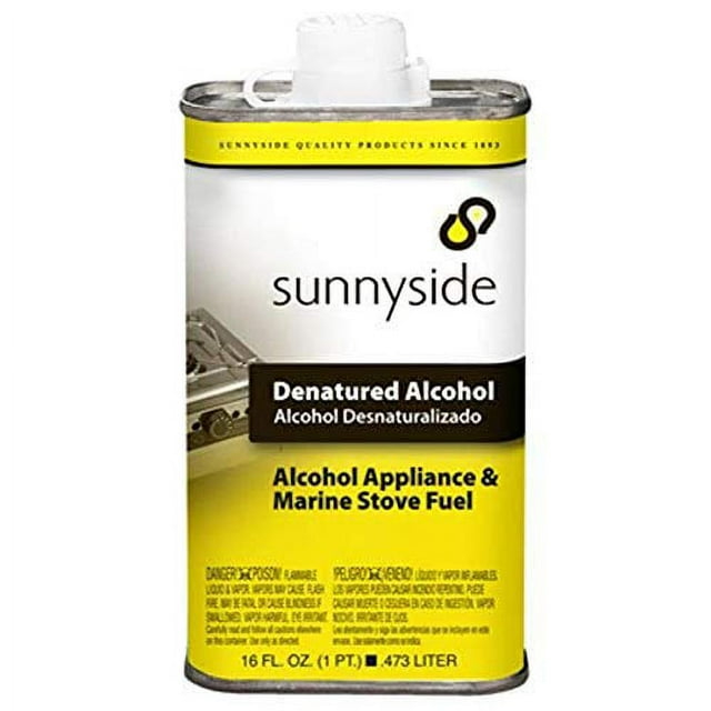 Sunnyside 83416 Denatured Alcohol Solvent, 1-Pt. - Quantity 12