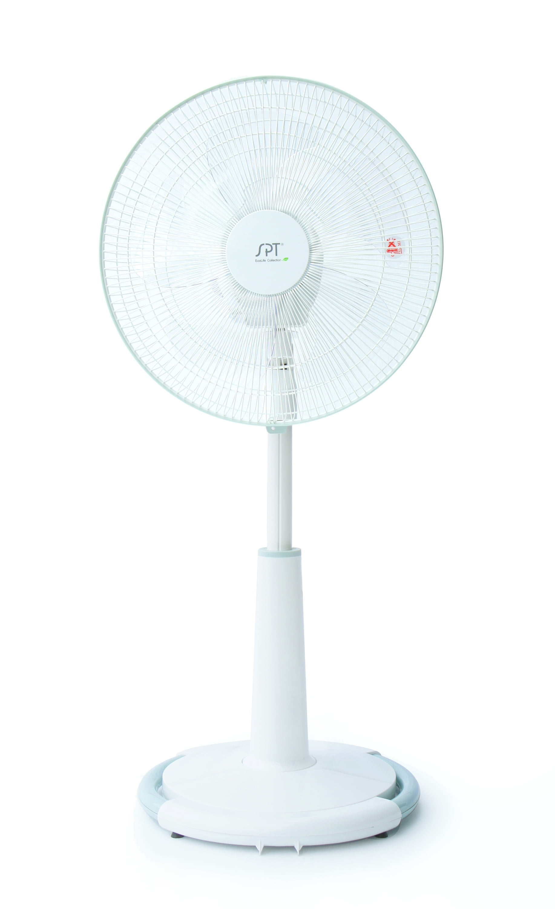 Sunpentown 16" Horizontal 8 Oscillating Standing Fan