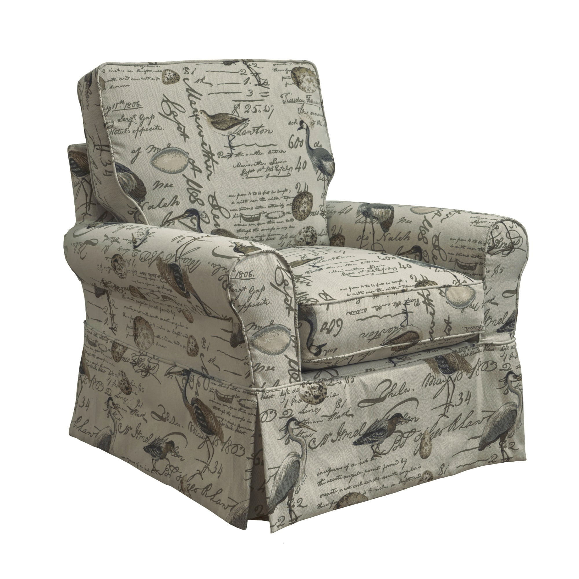 Sunset Trading Horizon Slipcover Box Cushion Chair | Bird Script