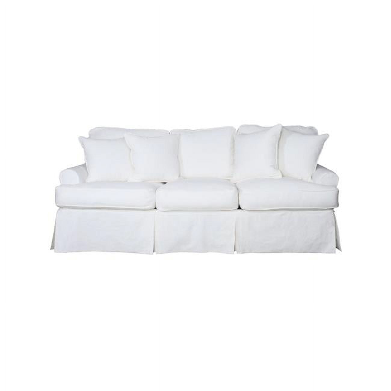 Sunset Trading Horizon Slipcovered Sofa Peyton Pearl