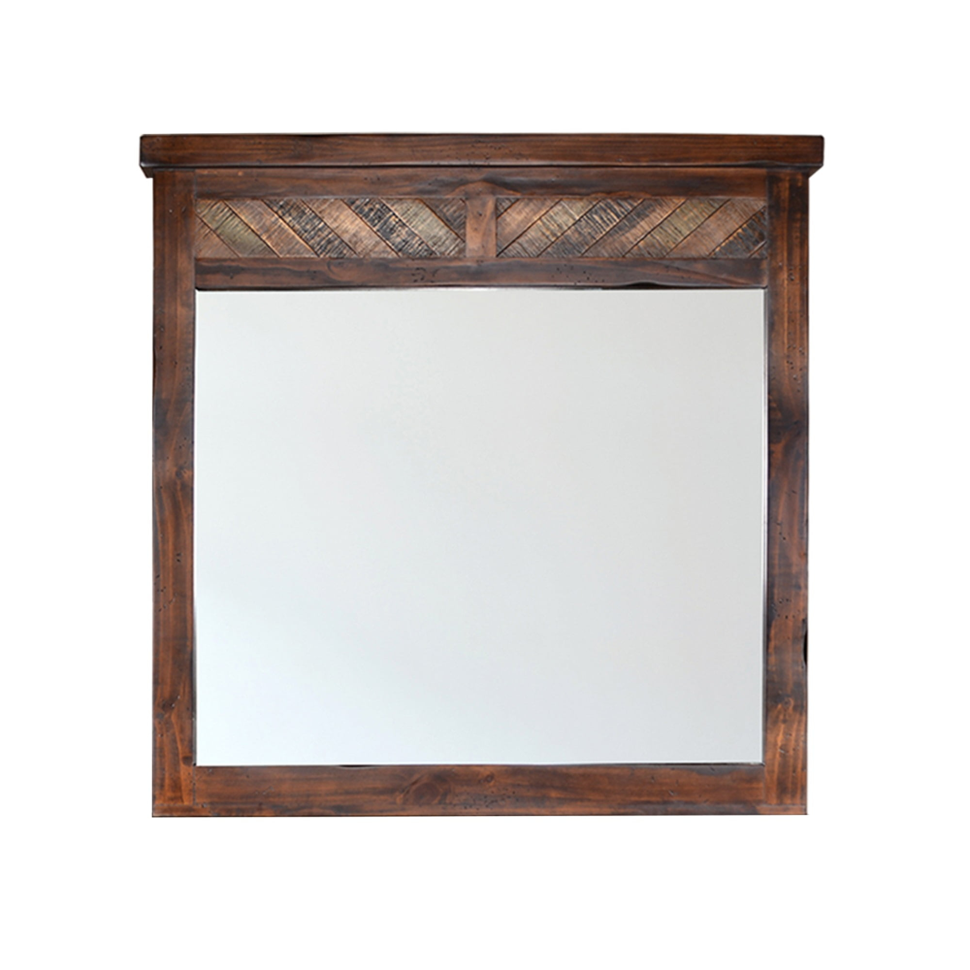 Loon Peak® Culbertson Wood Wall Mirror