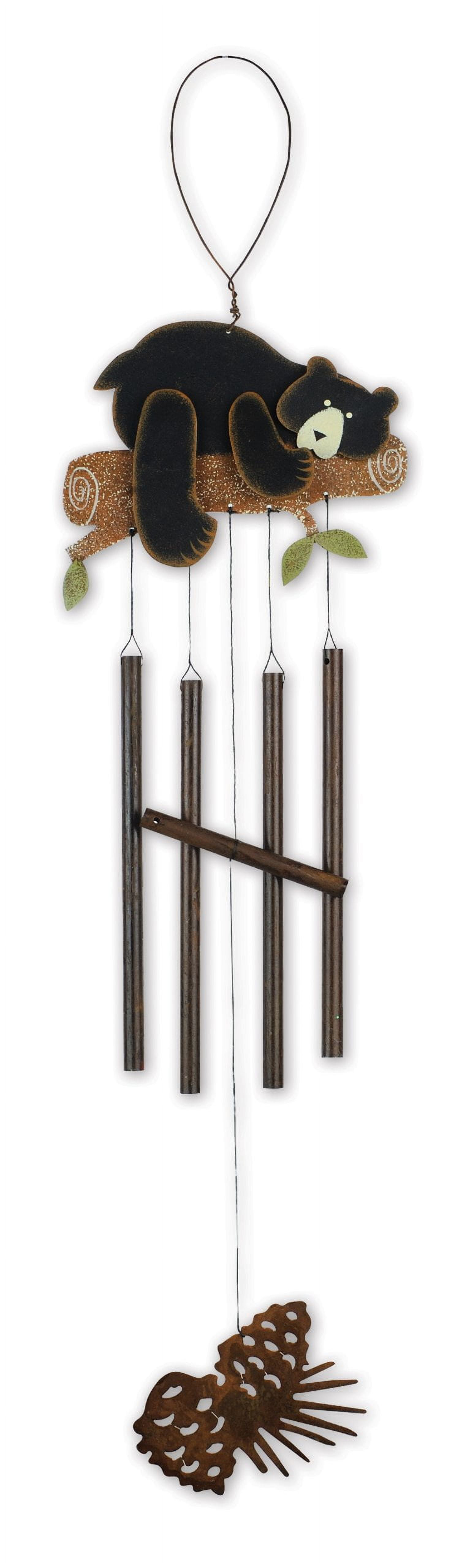 Sunset Vista Design Studios Lodge Collection Bear Hug Wind Chime