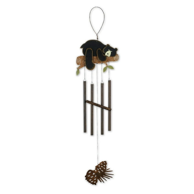 Sunset Vista Design Studios Lodge Collection Bear Hug Wind Chime