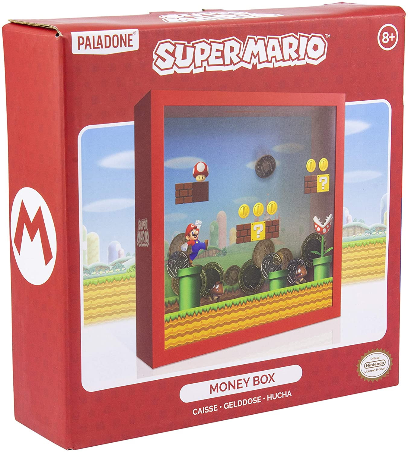 Super Mario Arcade Money Box Nintendo Coin Bank
