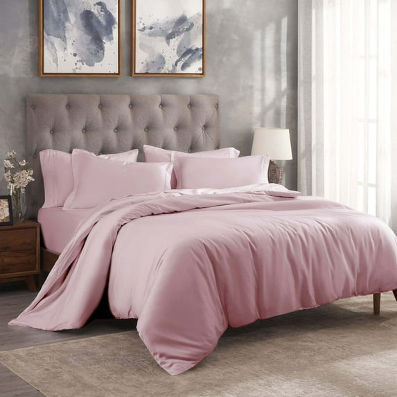 Superior Egyptian Cotton 300 Thread Count Duvet Cover Set, Twin, Lavender