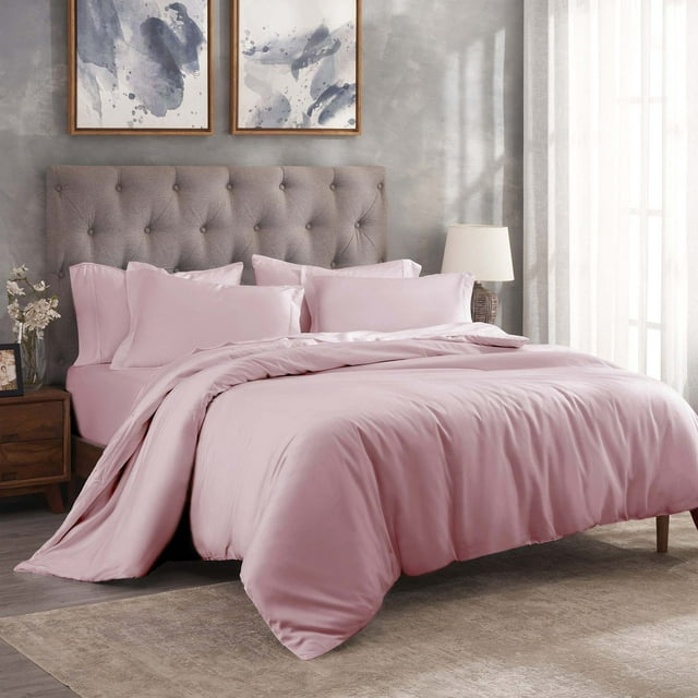 Superior Egyptian Cotton 300 Thread Count Duvet Cover Set, Twin, Lavender
