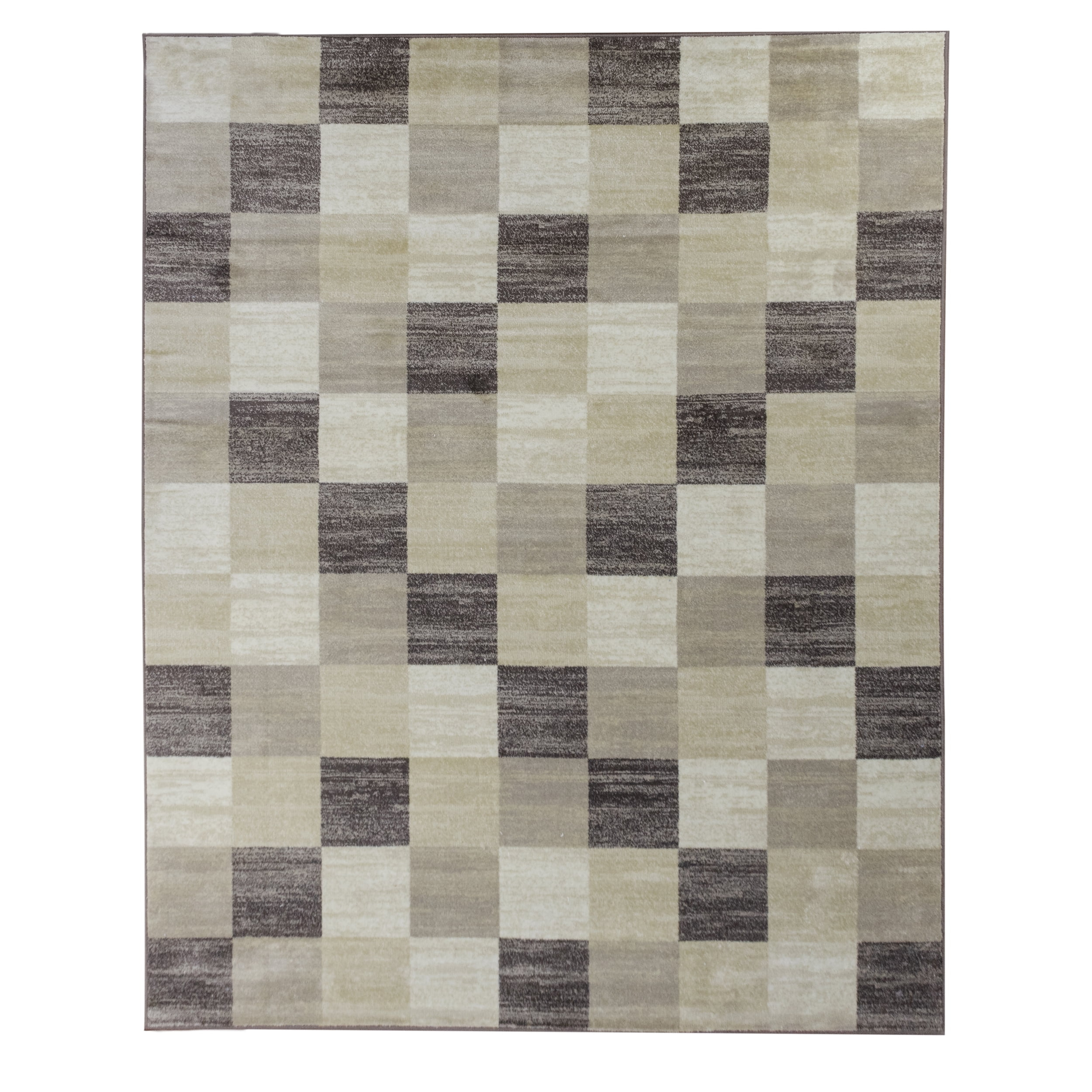 Superior Estella Checkered/Block/Geometric Area Rug, 8' x 10'