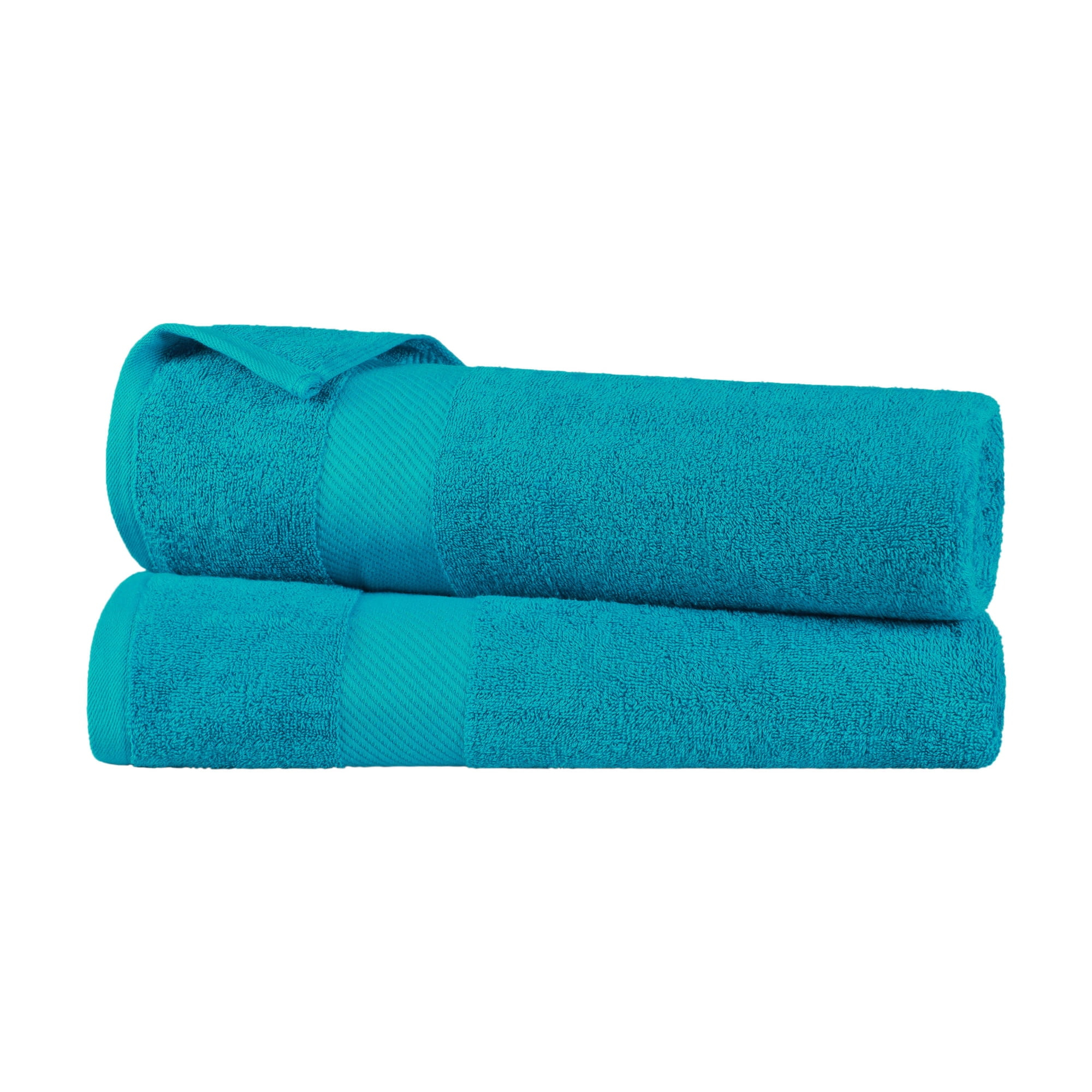 Superior Kendell Egyptian Cotton Bath Sheets, Set of 2, Capri Breeze