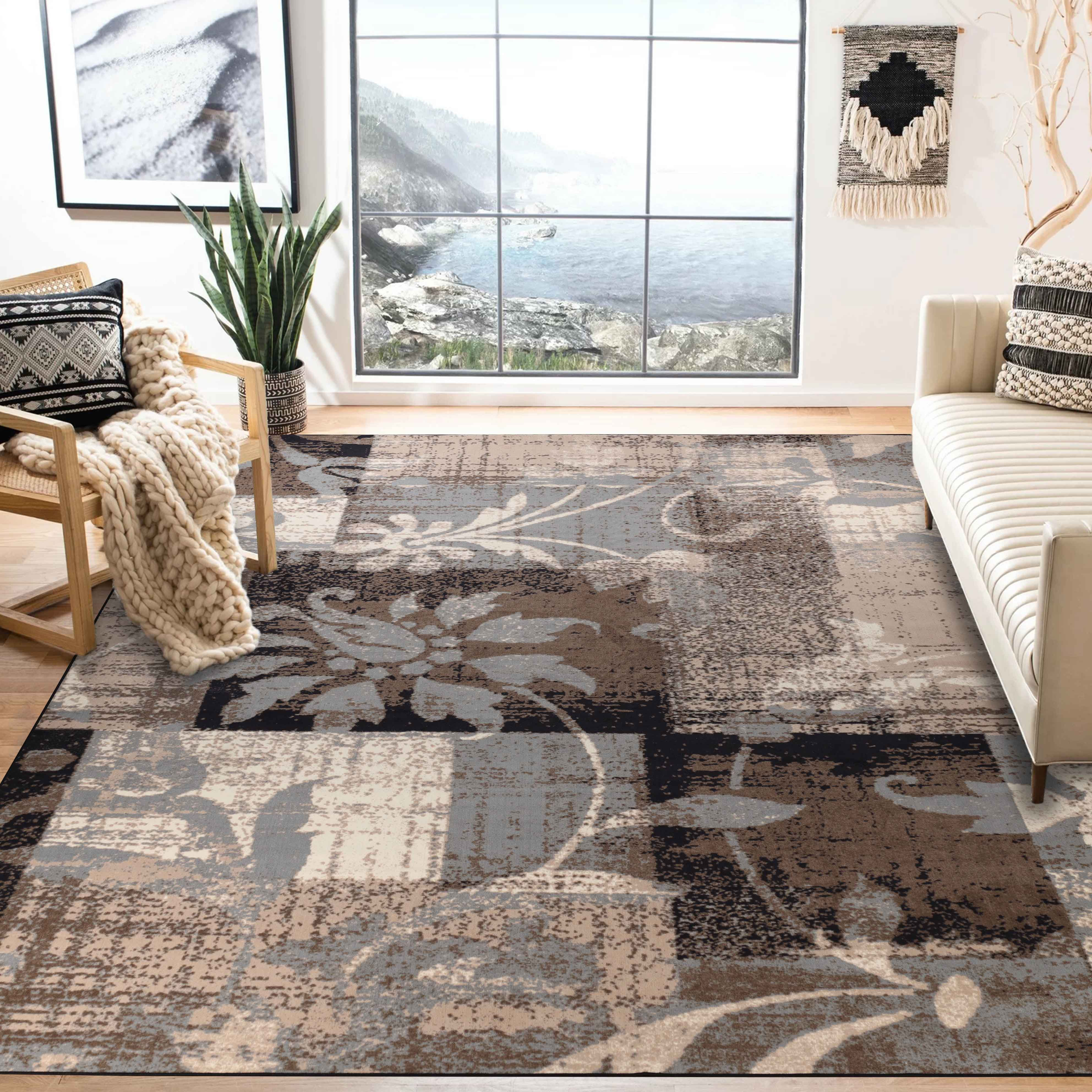 Superior Pastiche Indoor Area Rug, 12' x 18', Beige