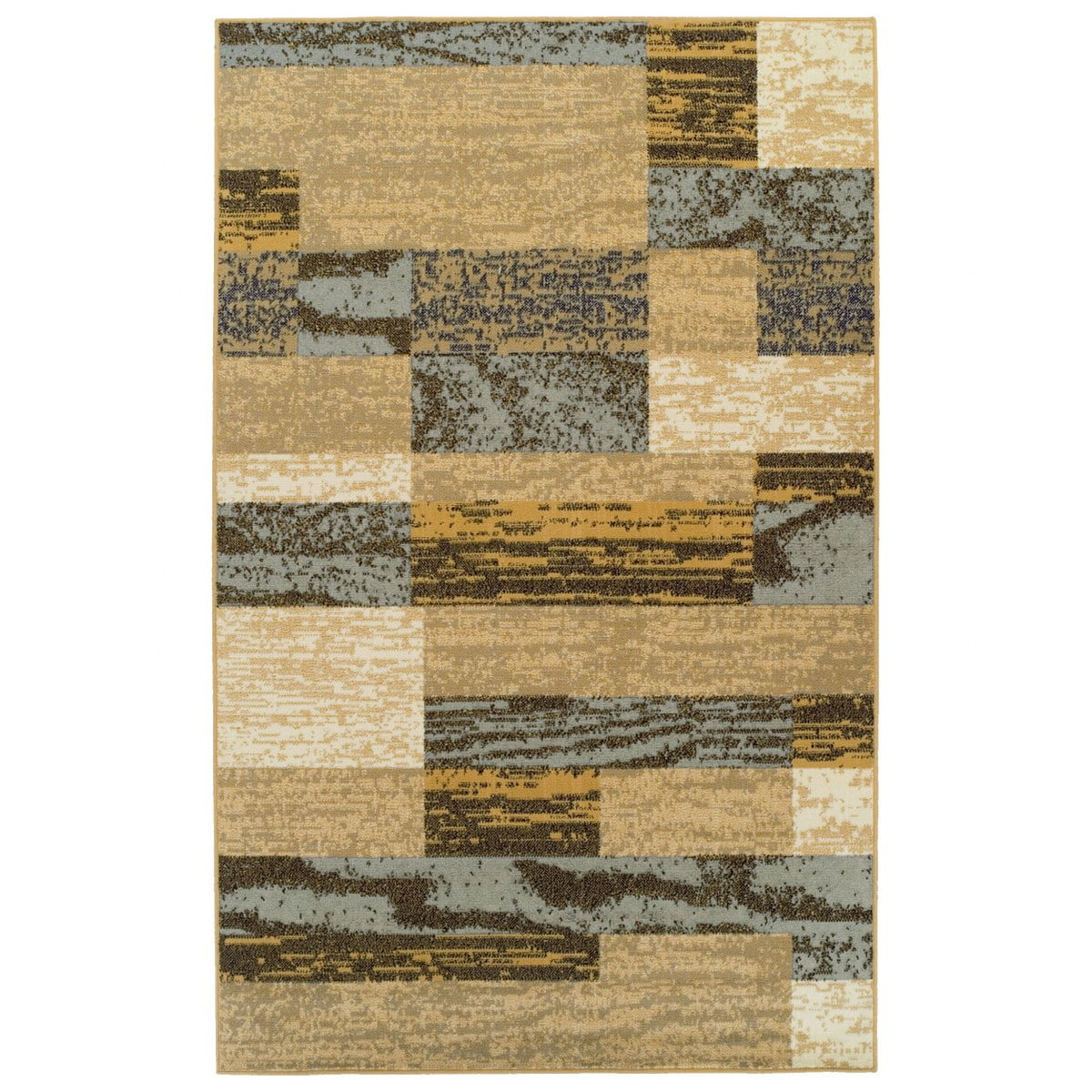 Superior Rockwood Geometric Indoor Area Rug, 8' x 10', Light Blue-Beige