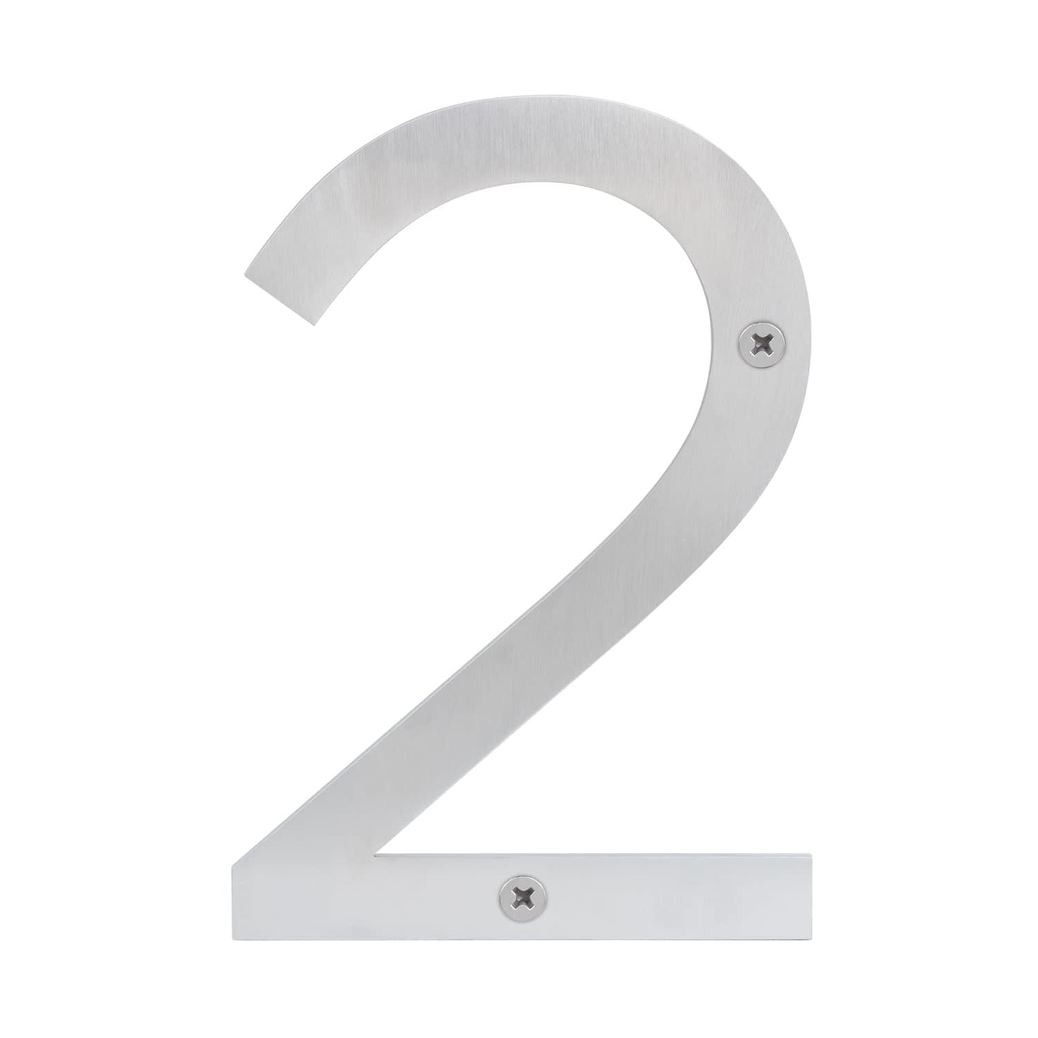 HASWARE 6" H Metal Floating House Number