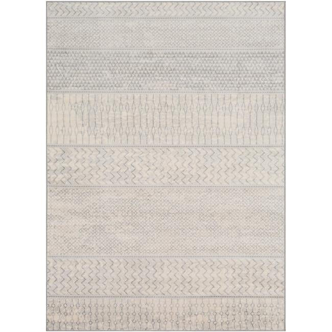 Surya  Monaco Area Rug - Silver Gray - Medium Gray & Cream