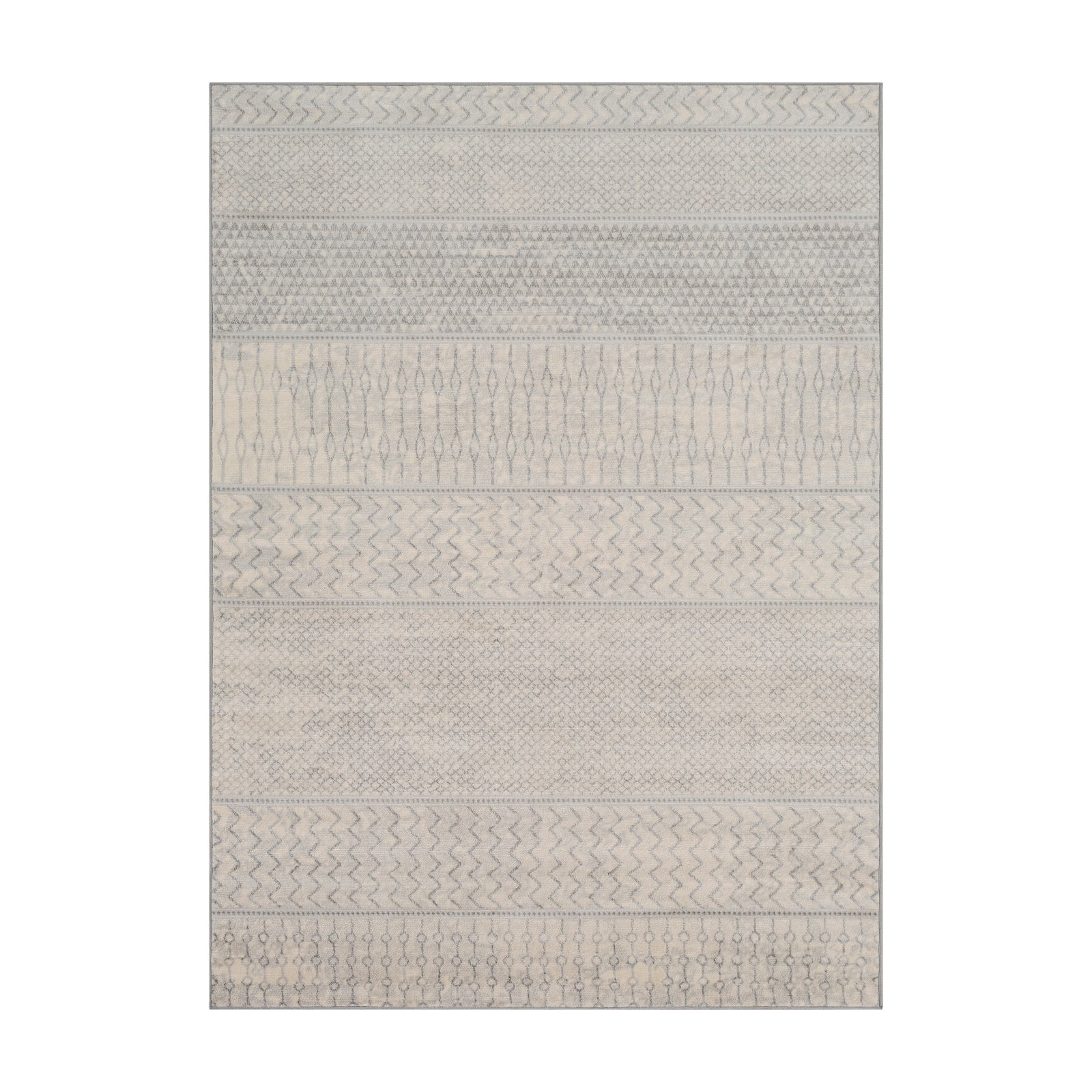 Surya  Monaco Area Rug - Silver Gray - Medium Gray & Cream