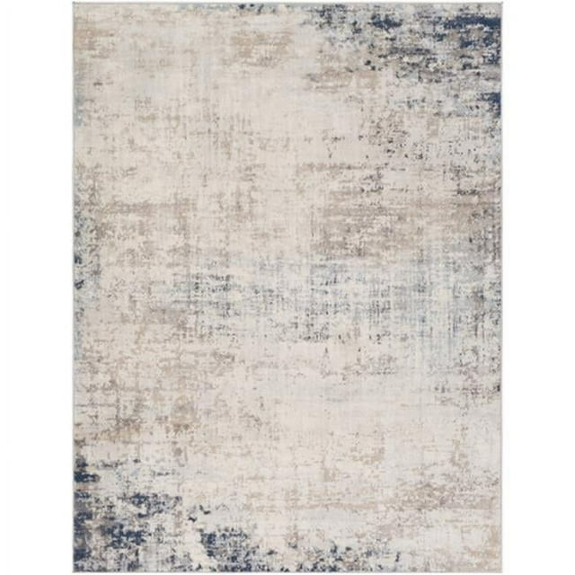 Surya Roma ROM-2315 63 x 85" Rectangle Modern Fabric Rug in Ivory/Blue/Gray