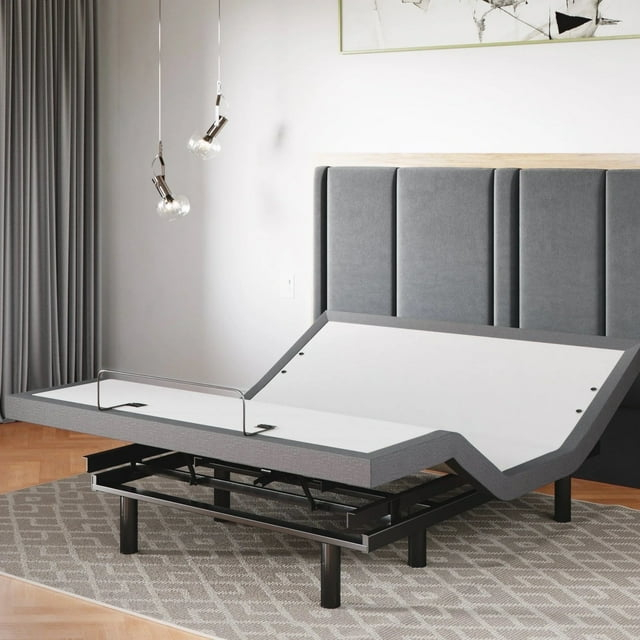 Sven & Son Classic Adjustable Bed Base Frame Only, Head and Foot Lift, Massage, Under-Bed Lights, USB, Memory Positions, Zero Gravity, Wireless Remote - Full