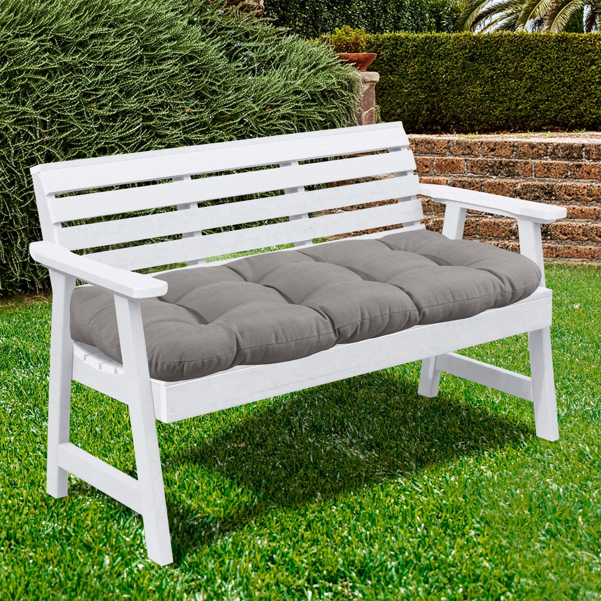 Sweet Home Collection Assorted Silver Loveseat Outdoor Seating Cushion
