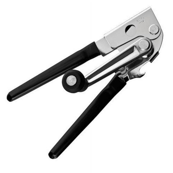 Easy-Crank Can Opener with Folding Crank Handle, Black, 3.50 x 4.50 x 10.50