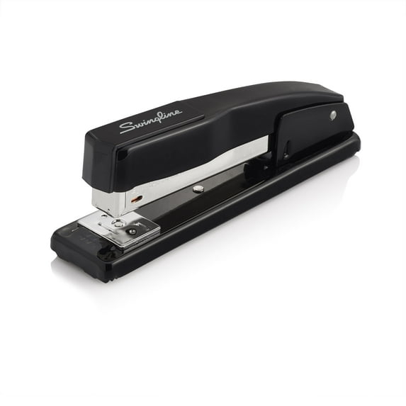 Swingline® Commercial Full Strip Desk Stapler, 20-Sheet Capacity, Black