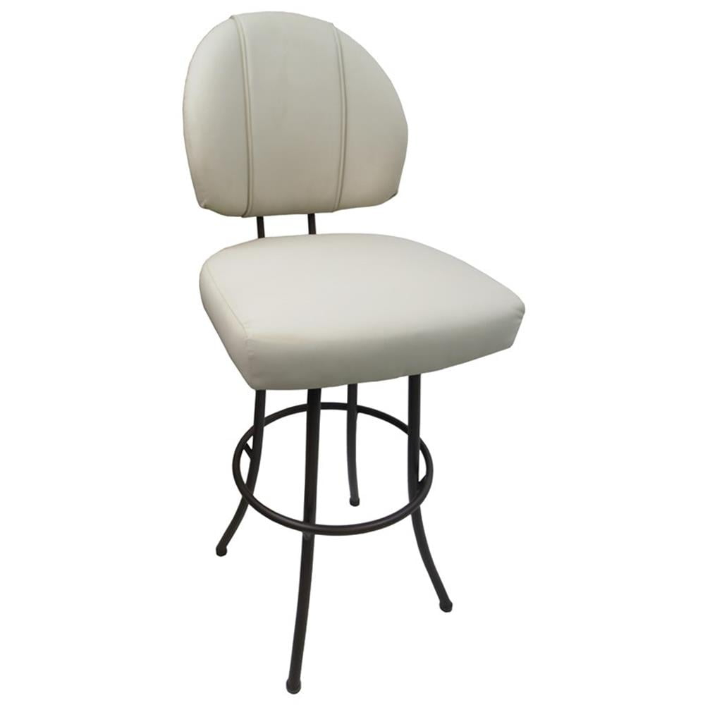Swivel Extra Tall 34-35" Bar Stool - M-75 Metal Brown Frame