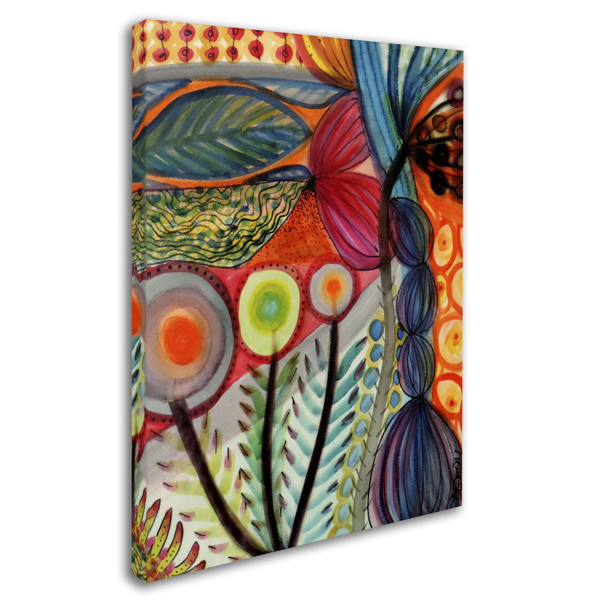 Trademark Fine Art -Sylvie Demers 'Vivaces' Canvas Art - 18''x24''
