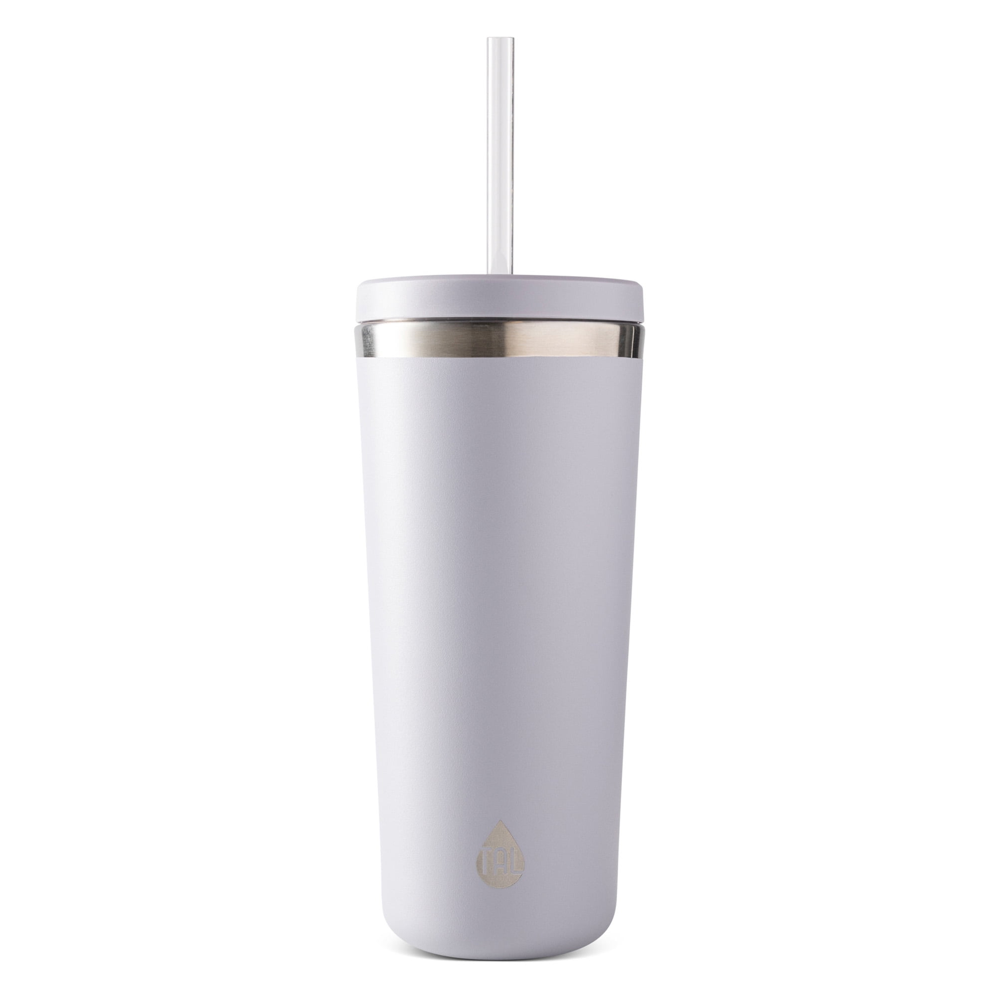 TAL Stainless Steel Ranger Tumbler with Straw 24oz, Gray Blue