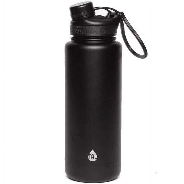 TAL Stainless Steel Ranger Water Bottle 40oz, Black
