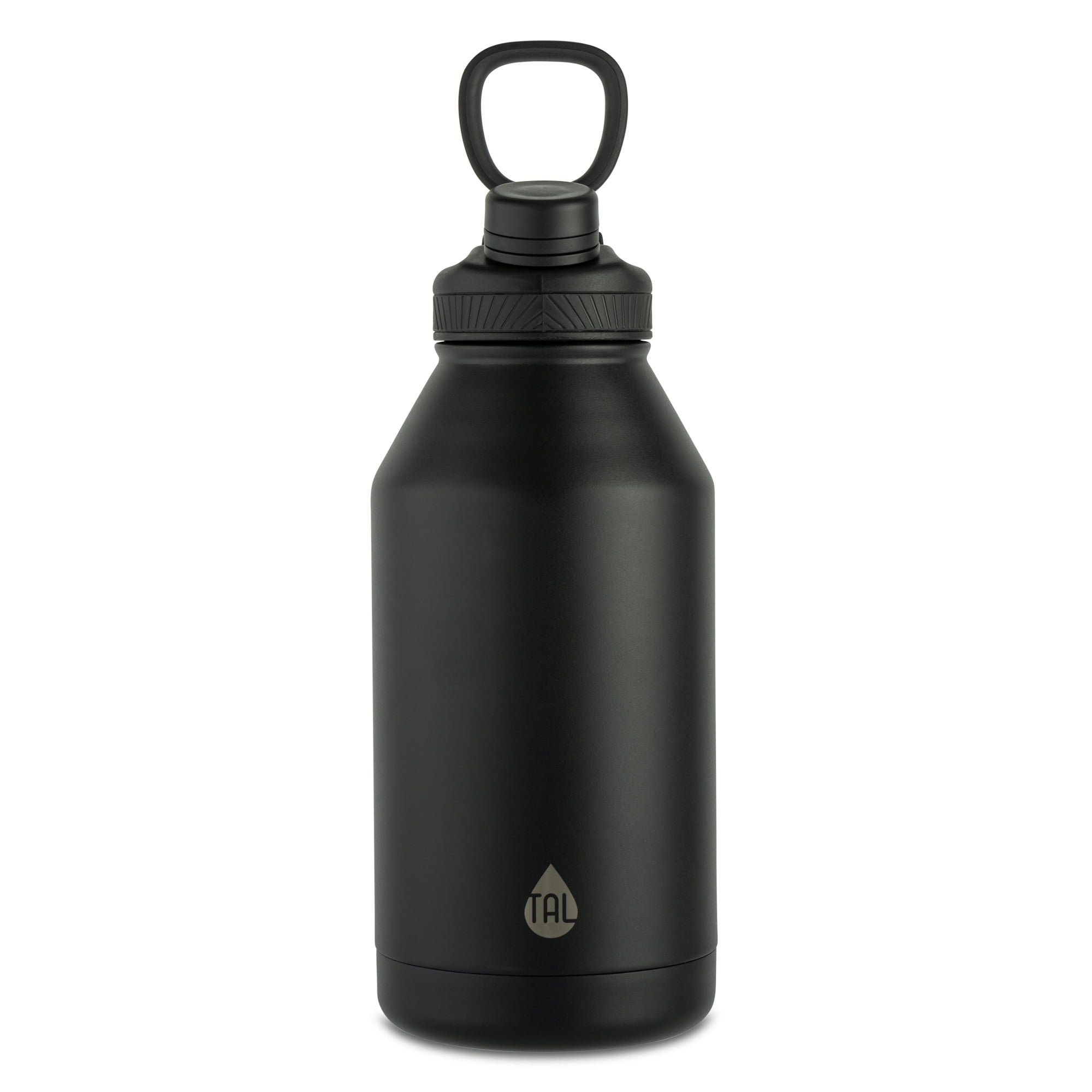 TAL Stainless Steel Ranger Water Bottle 64oz, Black