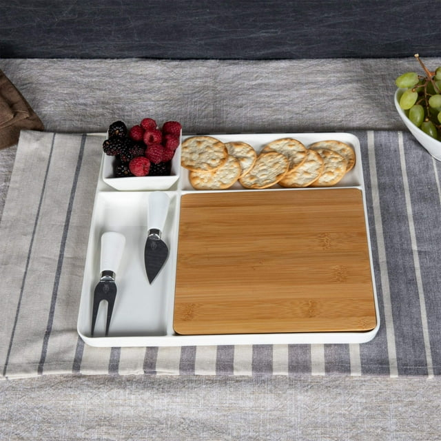 TOSCANA Peninsula Cutting Board & Serving Tray