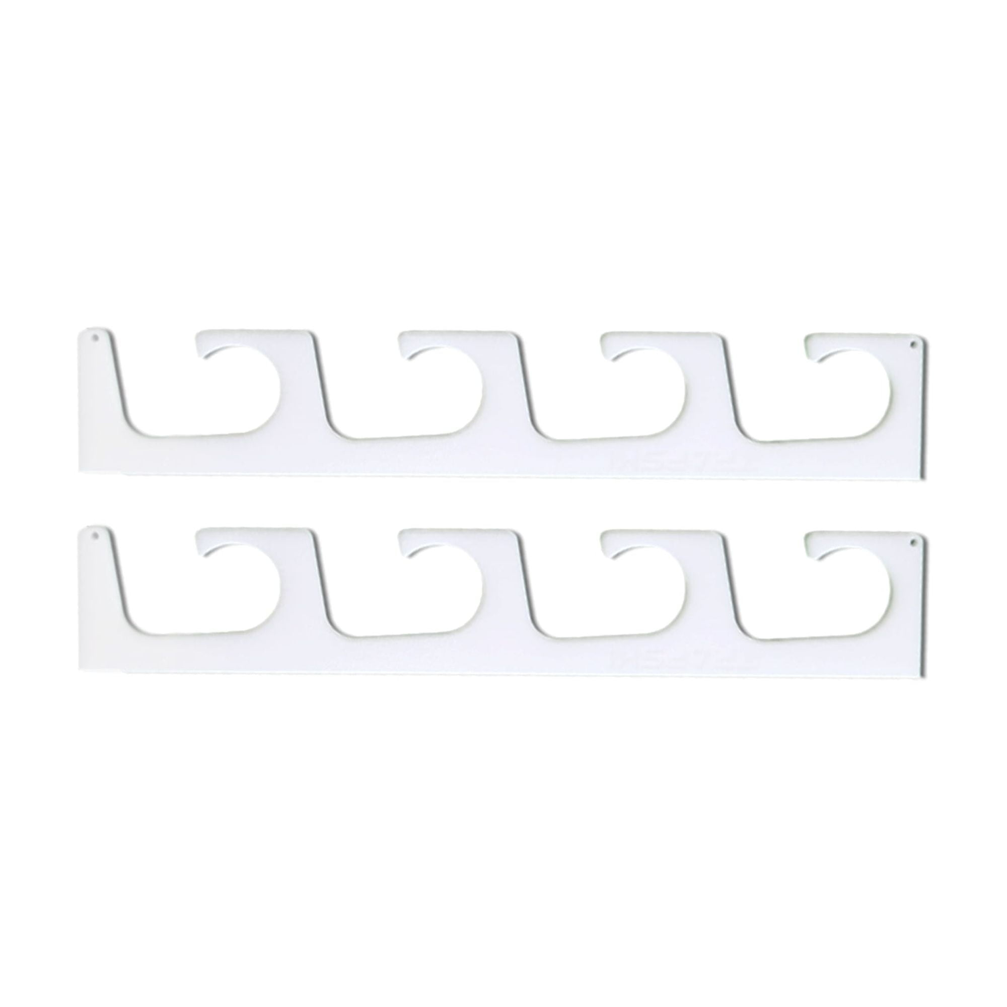 Made in the USA Fishing Rod/Pole Holder Rack Organizers | Wall or Ceiling Mounted Fishing Rod Rack | Durable Marine Grade HDPE Plastic | Fishing Pole Holder Holds up to 3 to 12 + Stackable