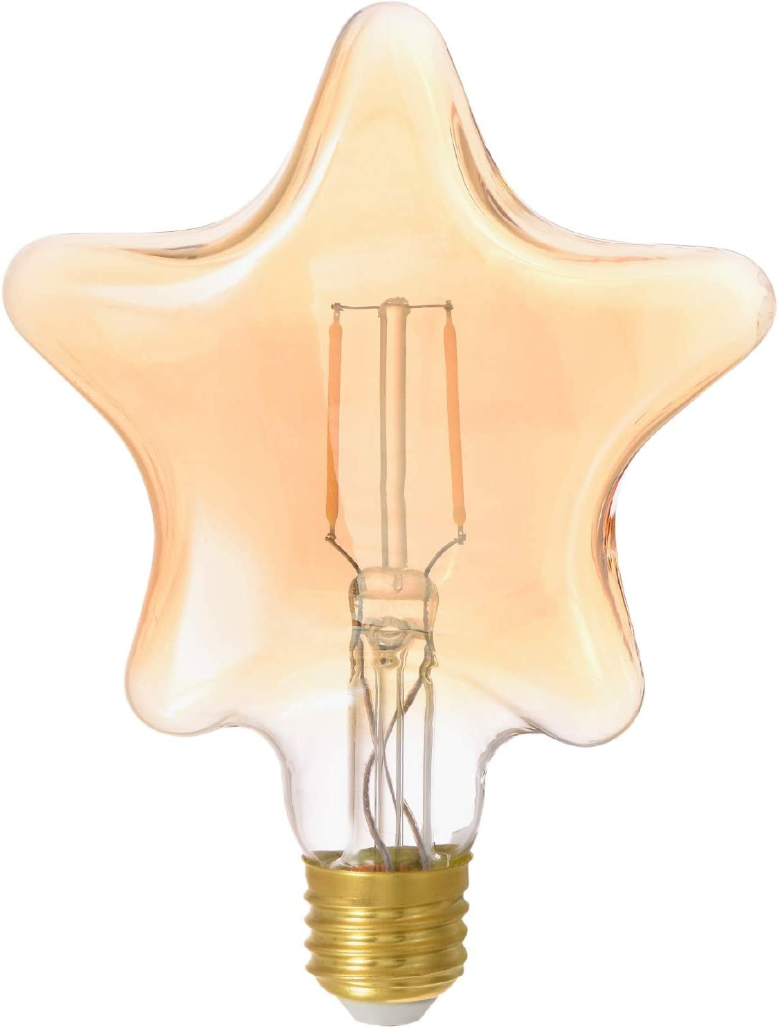 SYLVANIA LED Vintage Star Shaped Light Bulb, 2175K Amber Glow, 1 pack