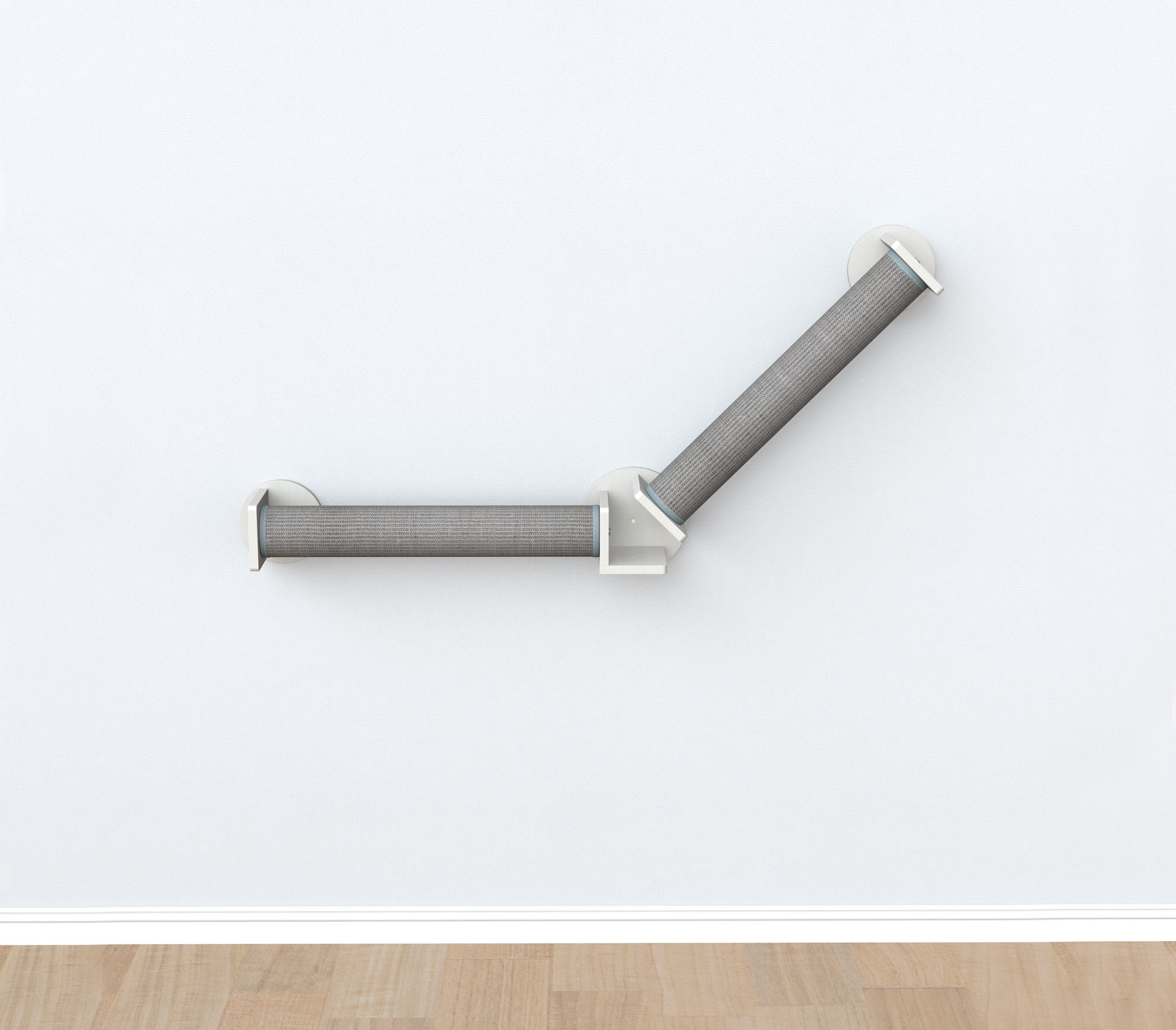 TRIXIE Wall Set 4, Indoor Wall Mounted Cat Scratching Posts for Elevated Fun, Lounger, Scratcher, Perch