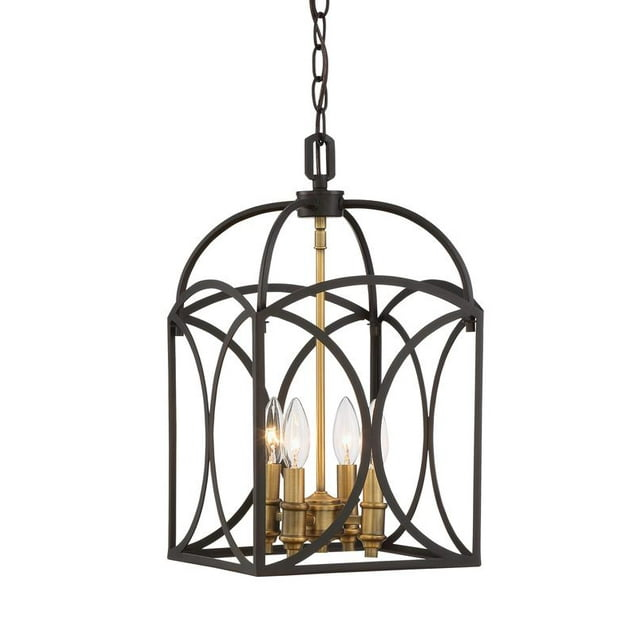 4 Light Small Foyer-Traditional Style with Bohemian and Transitional Inspirations-18 inches Tall By 10 inches Wide Bailey Street Home 159-Bel-2245790