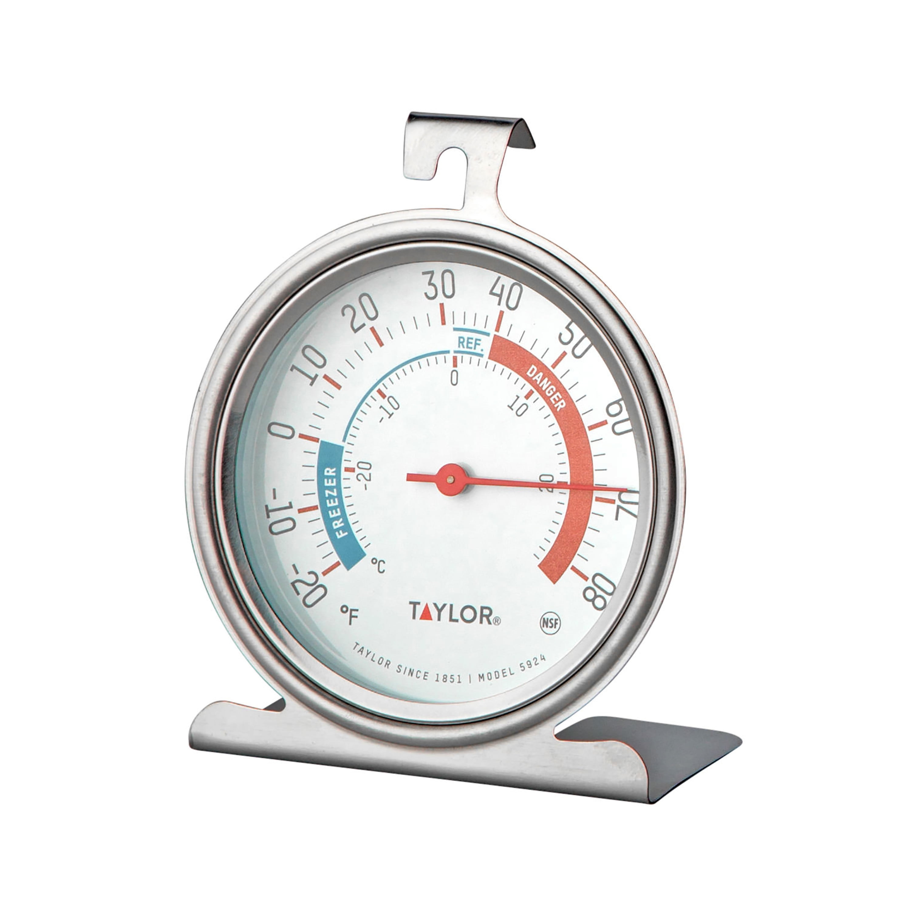 Taylor Instant Read Analog Freezer/Refrigerator Thermometer