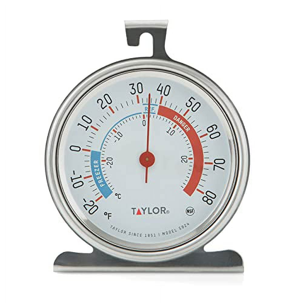 Taylor Instant Read Analog Freezer/Refrigerator Thermometer