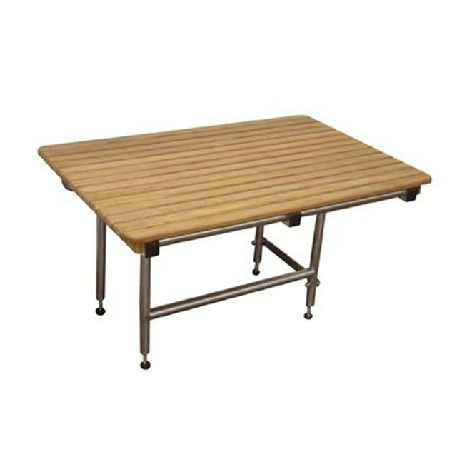 Teakworks4U ADA Compliant Shower Bench w Legs-Finish:Plantation Teak