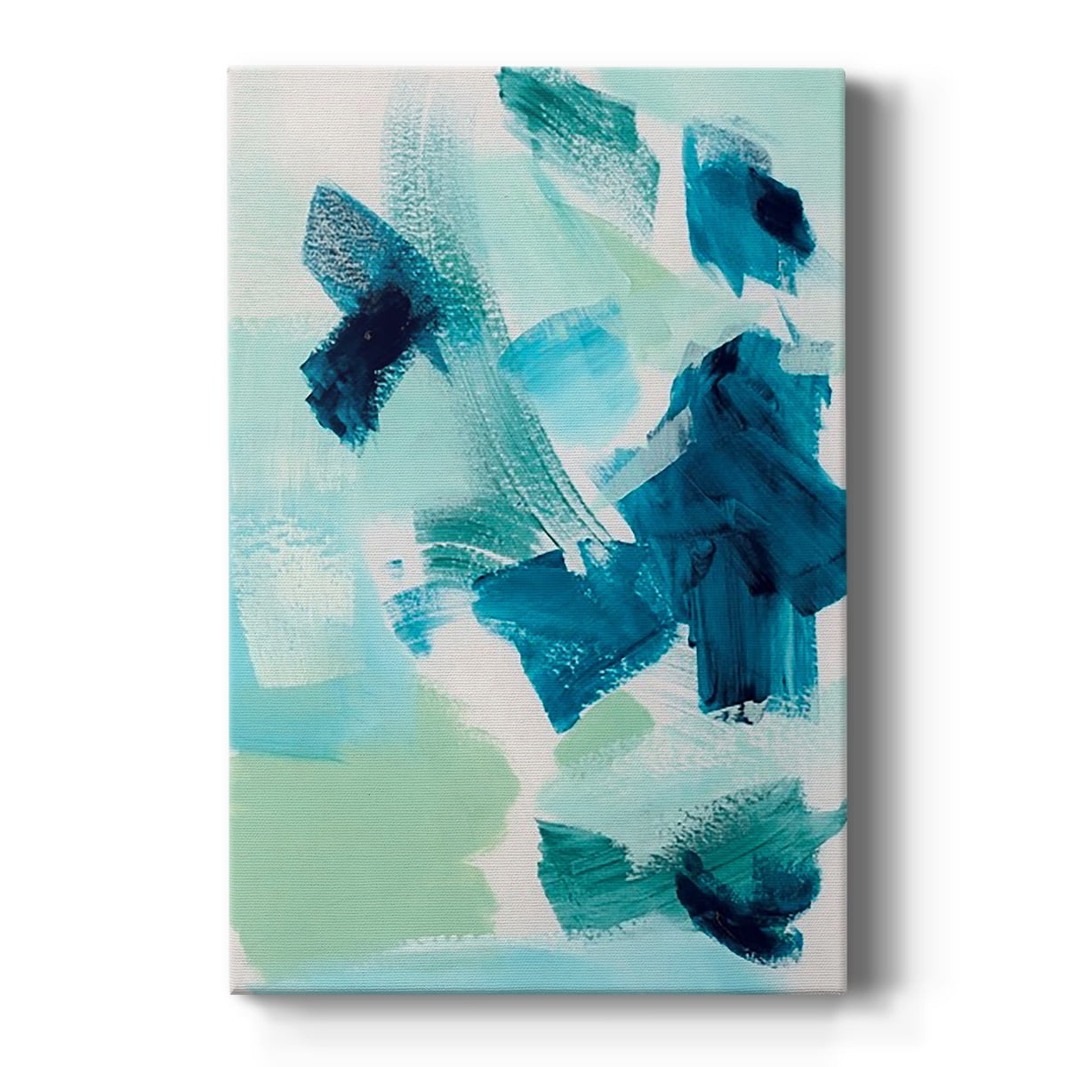 Teal Composition II Premium Gallery Wrapped Canvas - Ready to Hang