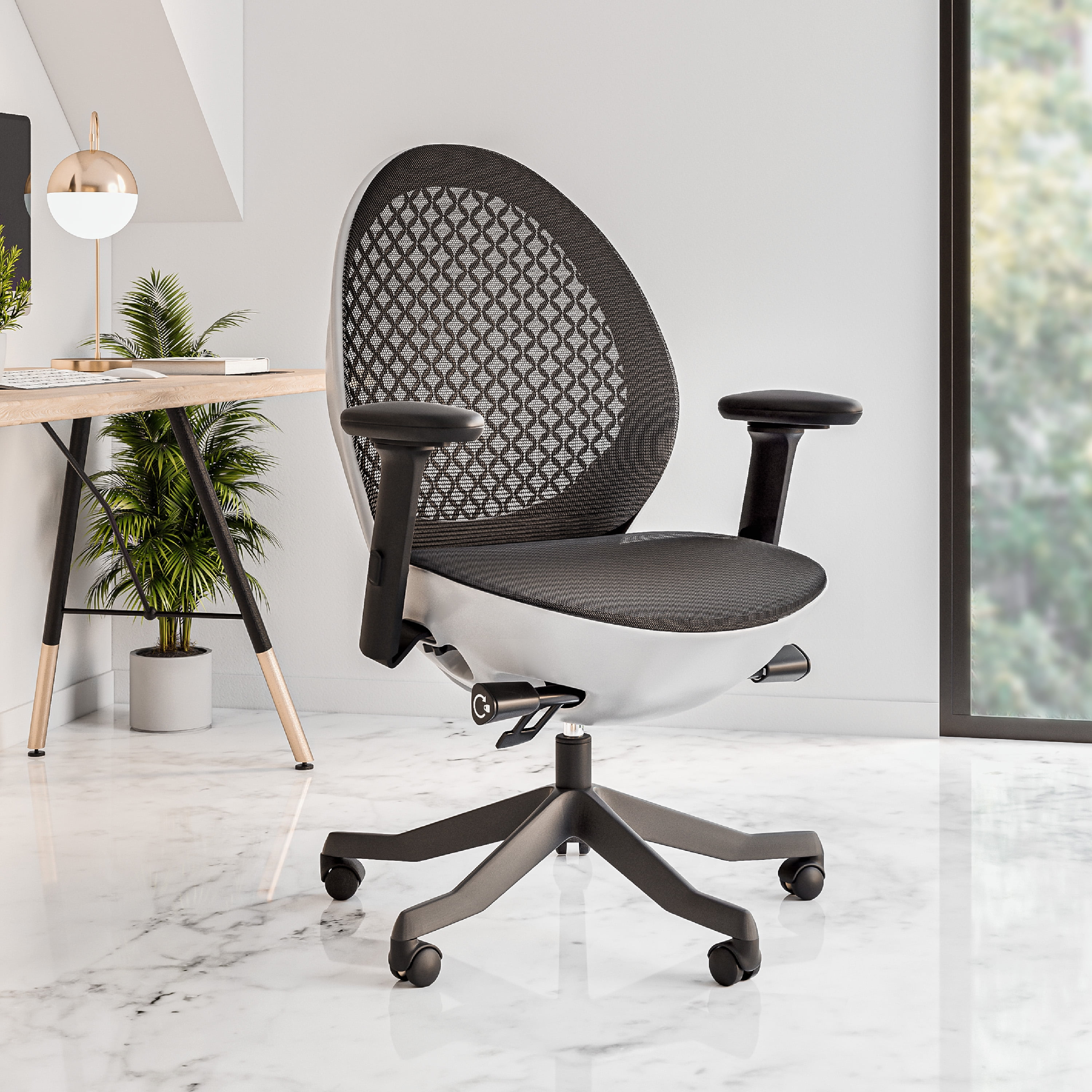 Deco Lux Executive Office Chair White - Techni Mobili