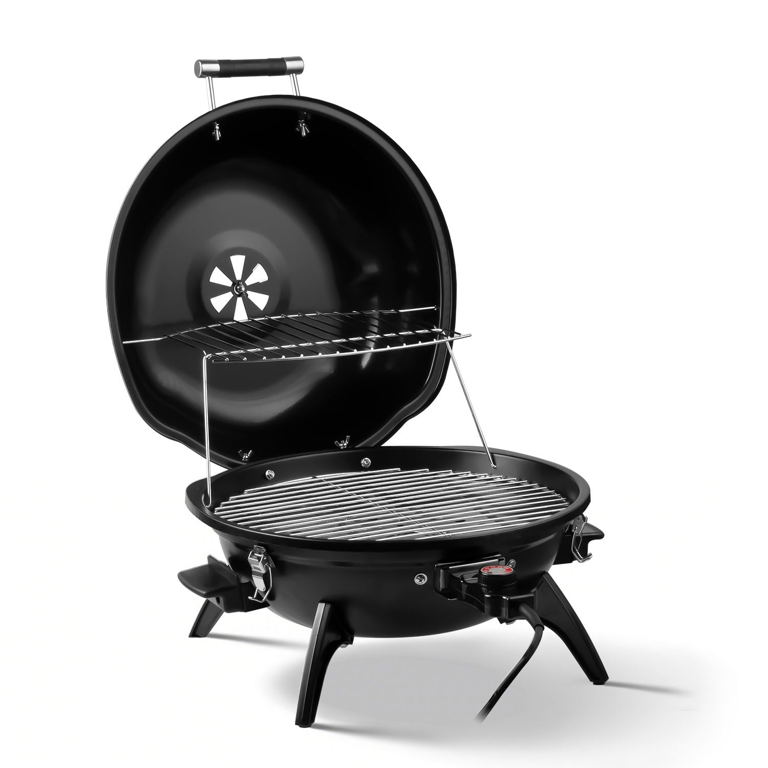 Techwood 1600W Electric Indoor Grill with Removable Stand and Double Layer Design