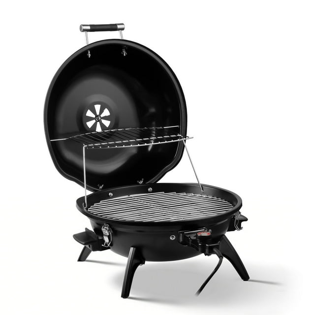 Techwood 1600W Electric Indoor Grill with Removable Stand and Double Layer Design