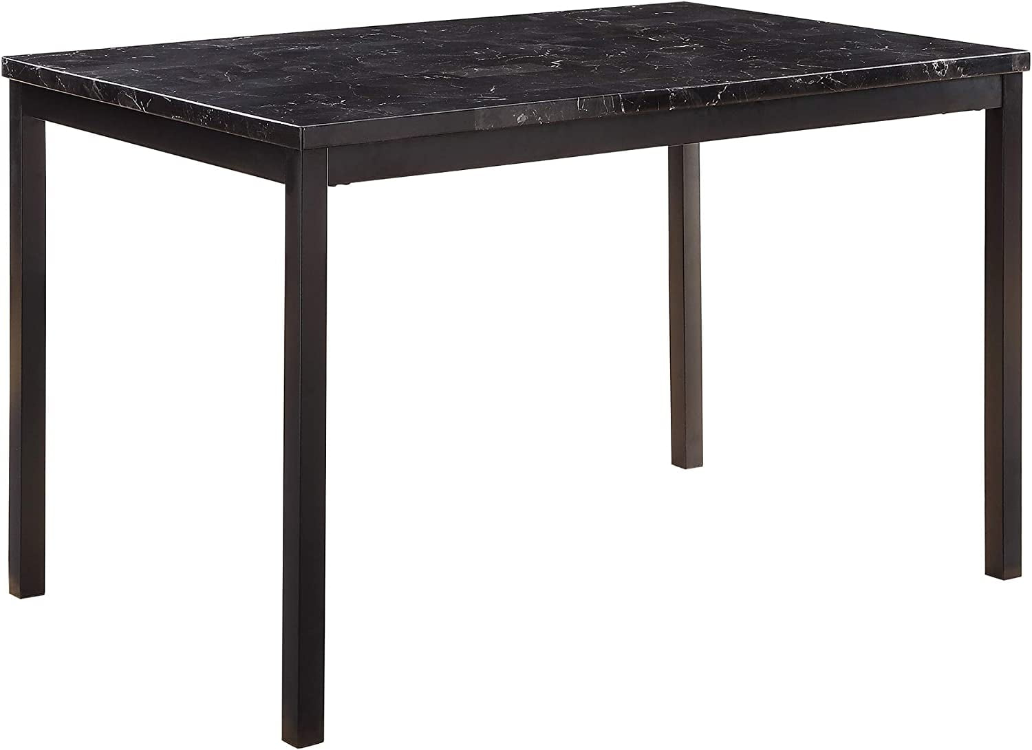 YOJFOTOOUQYUAN. Tempe 48" x 30" Dining Table, Black