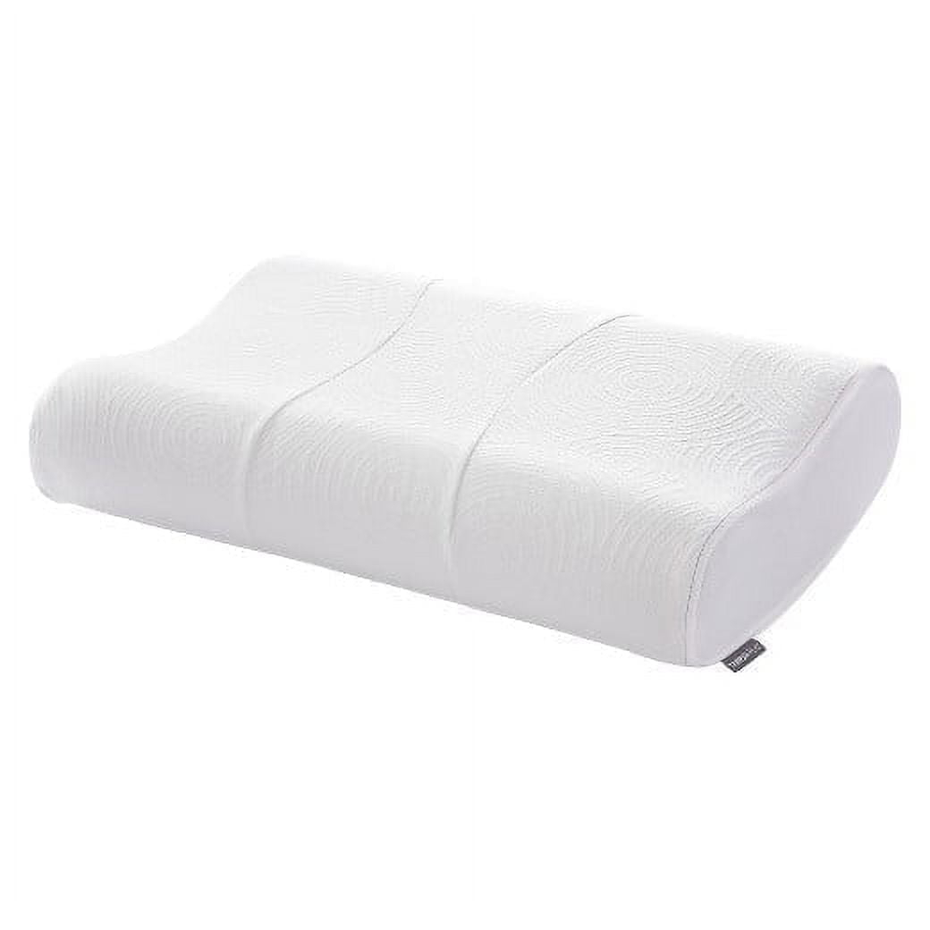 Tempur-Pedic Protector de Almohada con Zíper de Poliéster Tempur-Contour - Tamaño Queen, Adulto
