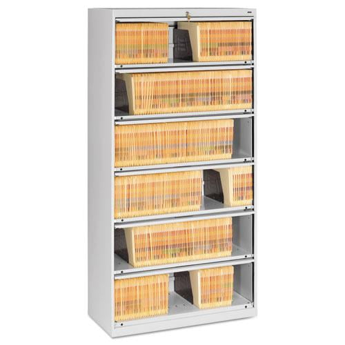 Tennsco Archivador Lateral con Cerradura y 6 Cajones, Gris
