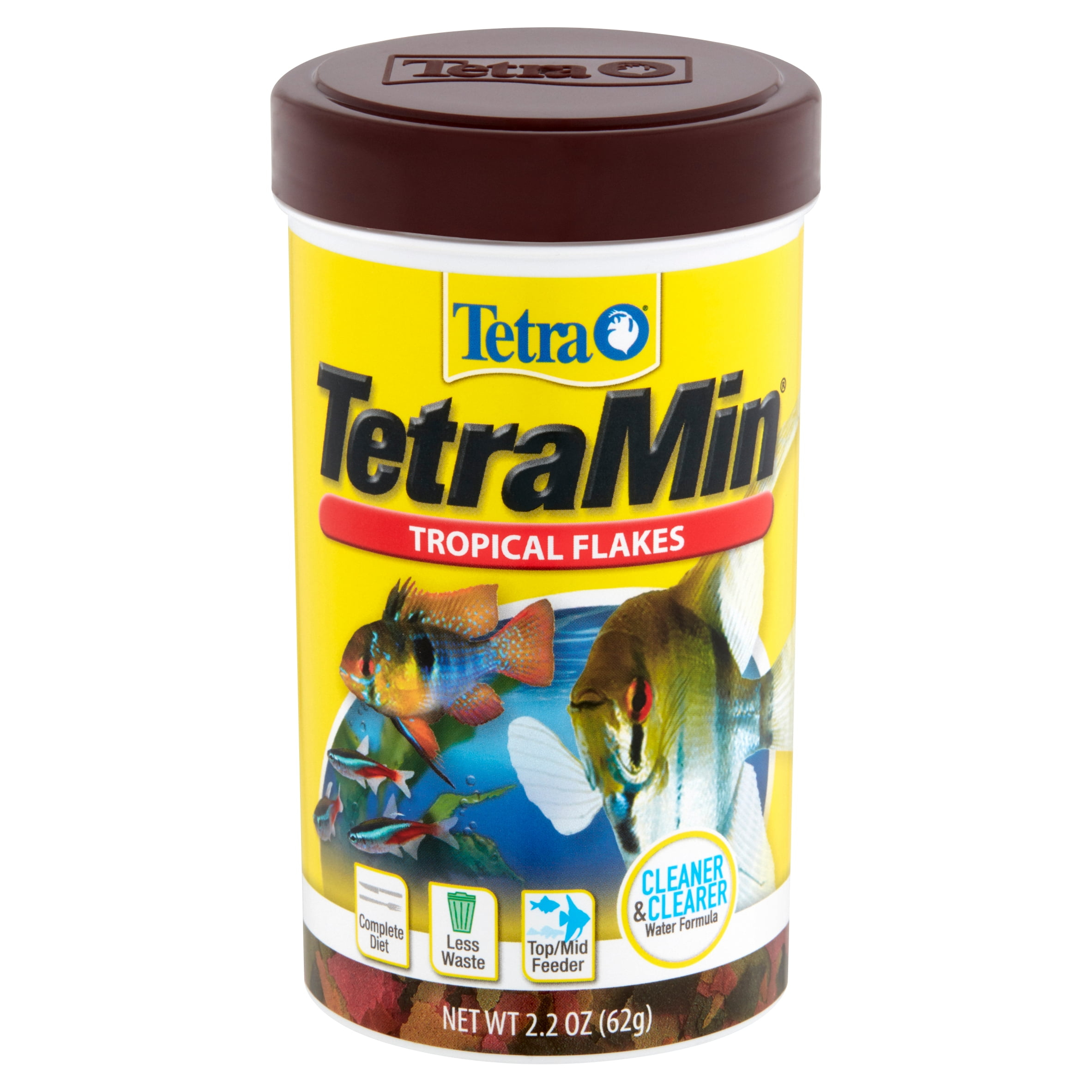 Tetra TetraMin Tropical Flakes, Nutritionally Balanced Fish Food, 2.2 oz.