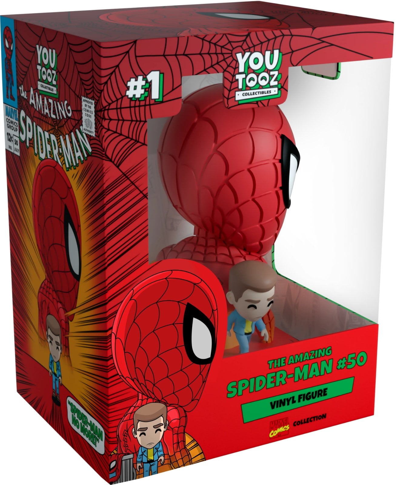 Youtooz The Amazing Spider-Man #50 5.1" inch Vinyl Figure, Collectible The Amazing Spider-Man #50 from The Amazing Spider-Man #50 by Youtooz Spider-Man Marvel Collection